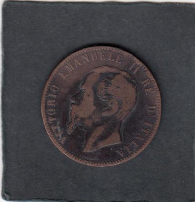 Beschrijving: 10 Centesimi EMANUELE II